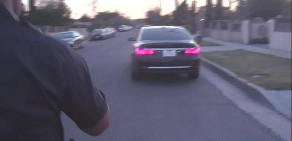  Spoiled teen fucked rough by cop for traffic violation